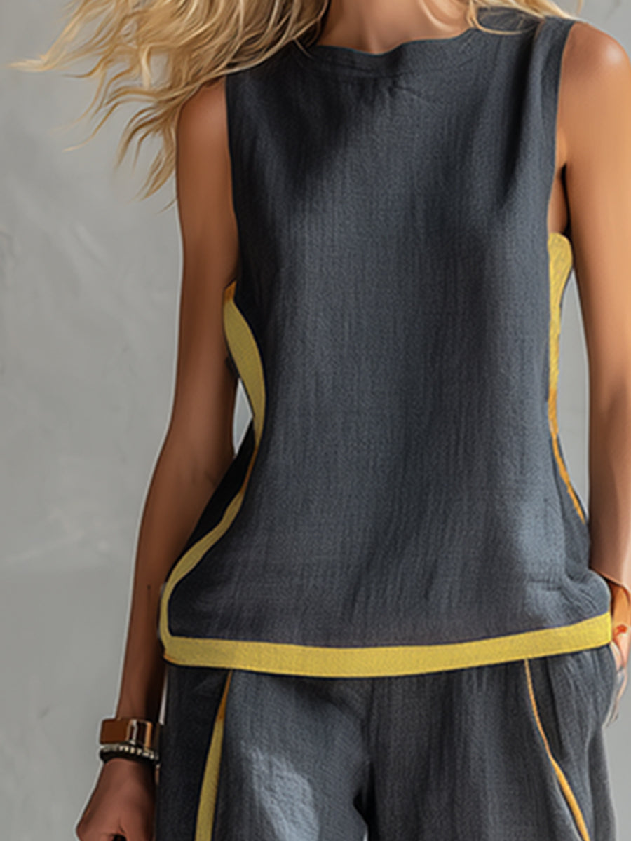Kesya – Elegant Cotton-Linen Set