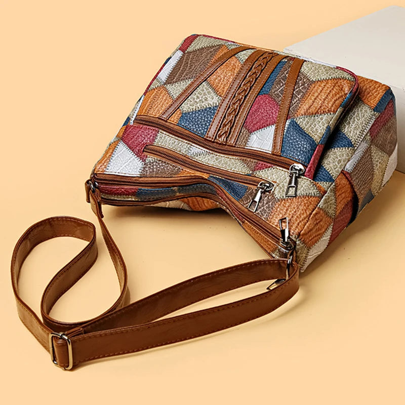 Chanel – Geometric Patchwork Crossbody Bag
