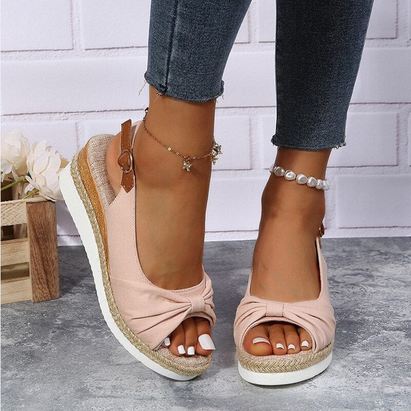 Penelope - Orthopedic Peep-Toe Sandals