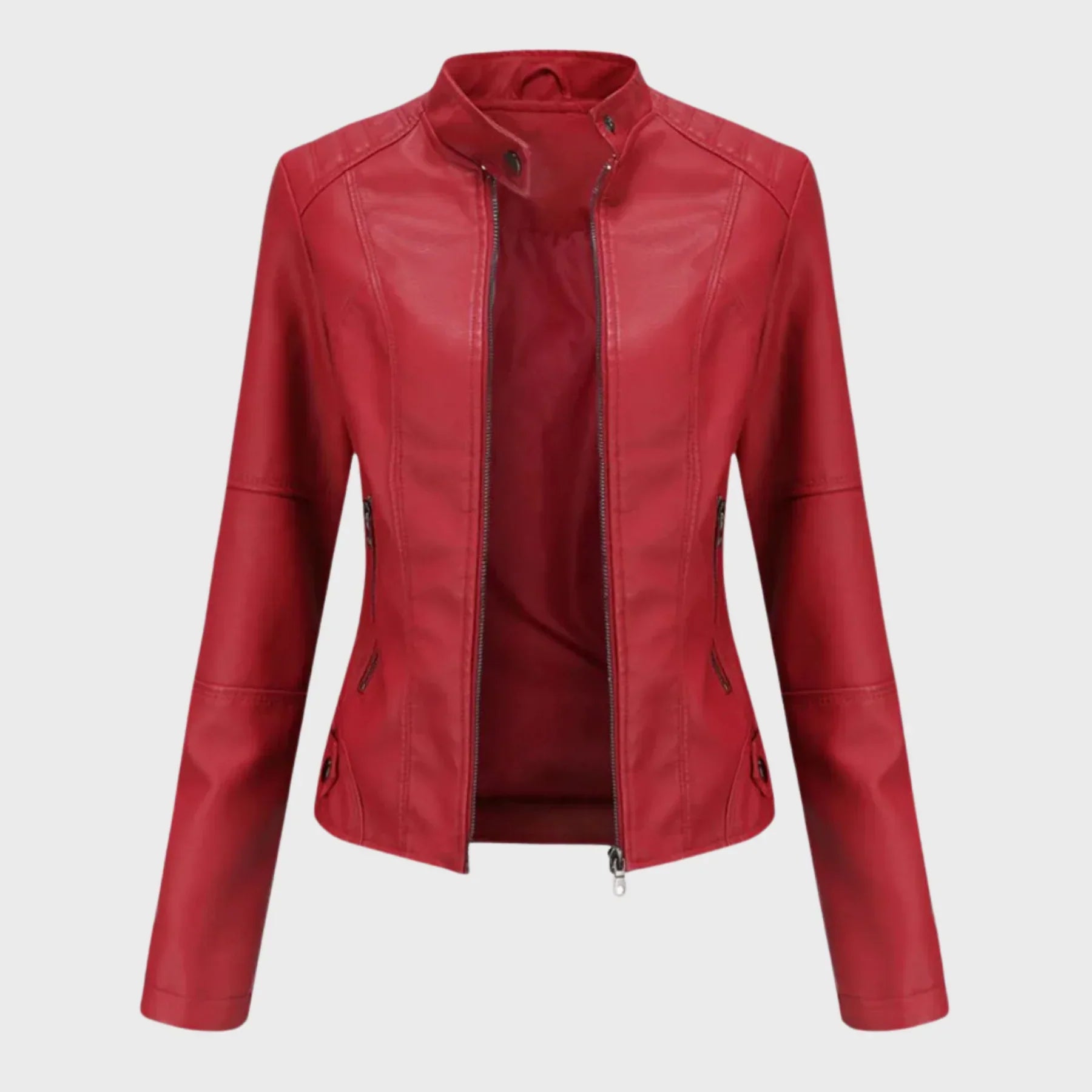 Mabelle – Everyday Leather Jacket with Timeless Elegance