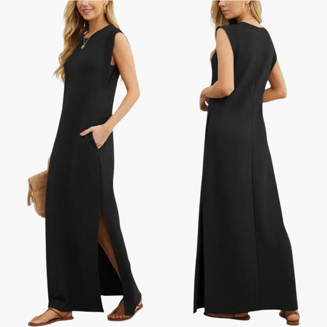 Esther | Wrinkle-Resistant Flowy Maxi Dress