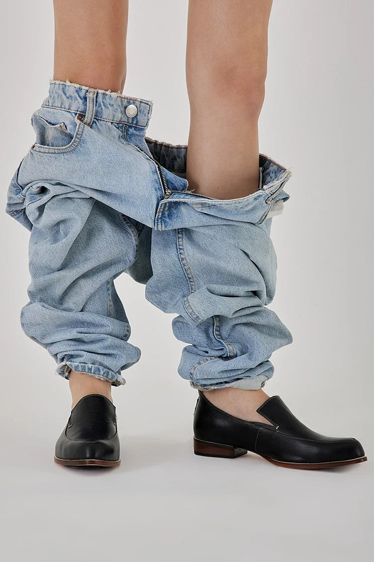 Chynna – Black Pointed-Toe Daily Loafers