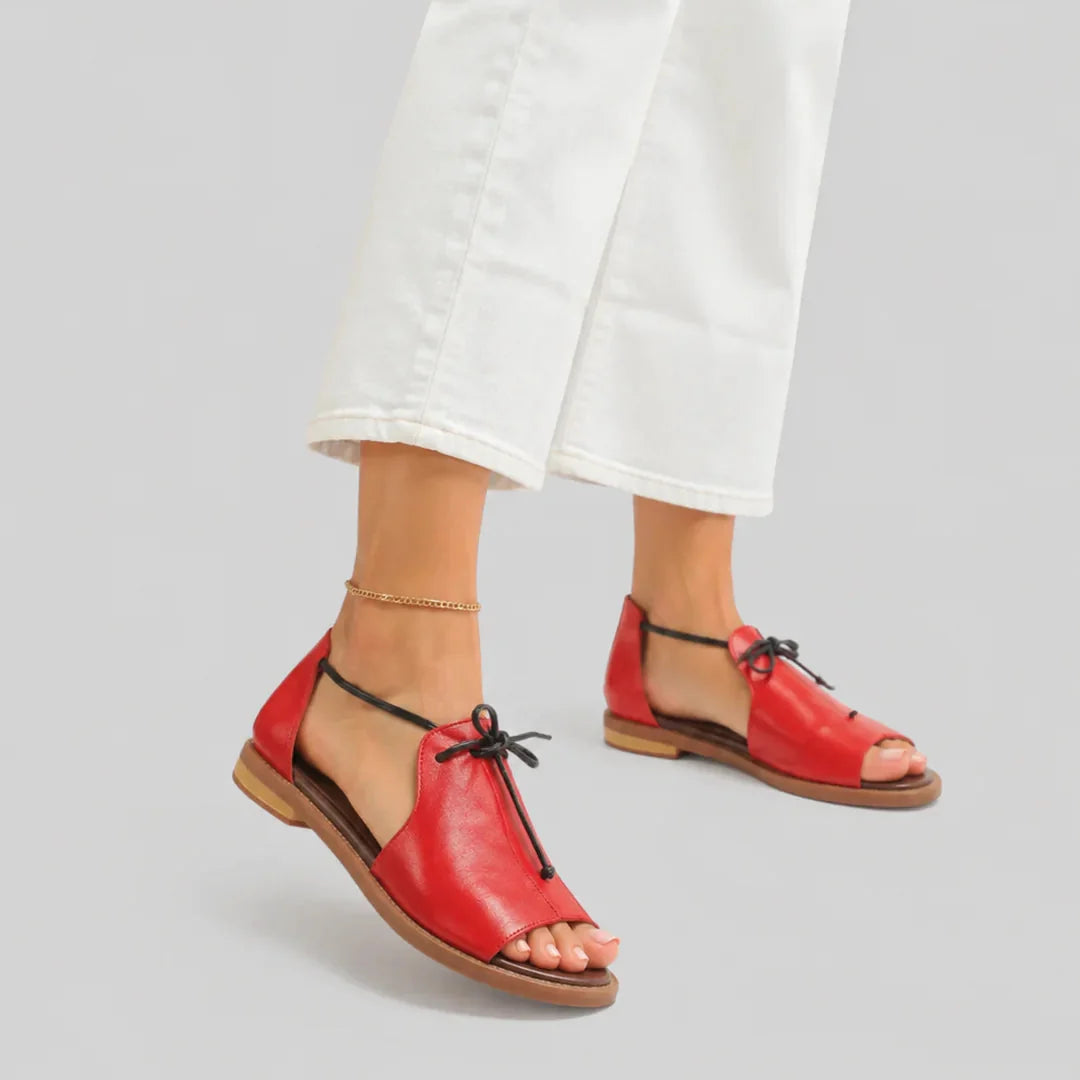 Edna - Adjustable Lace-Up Sandals