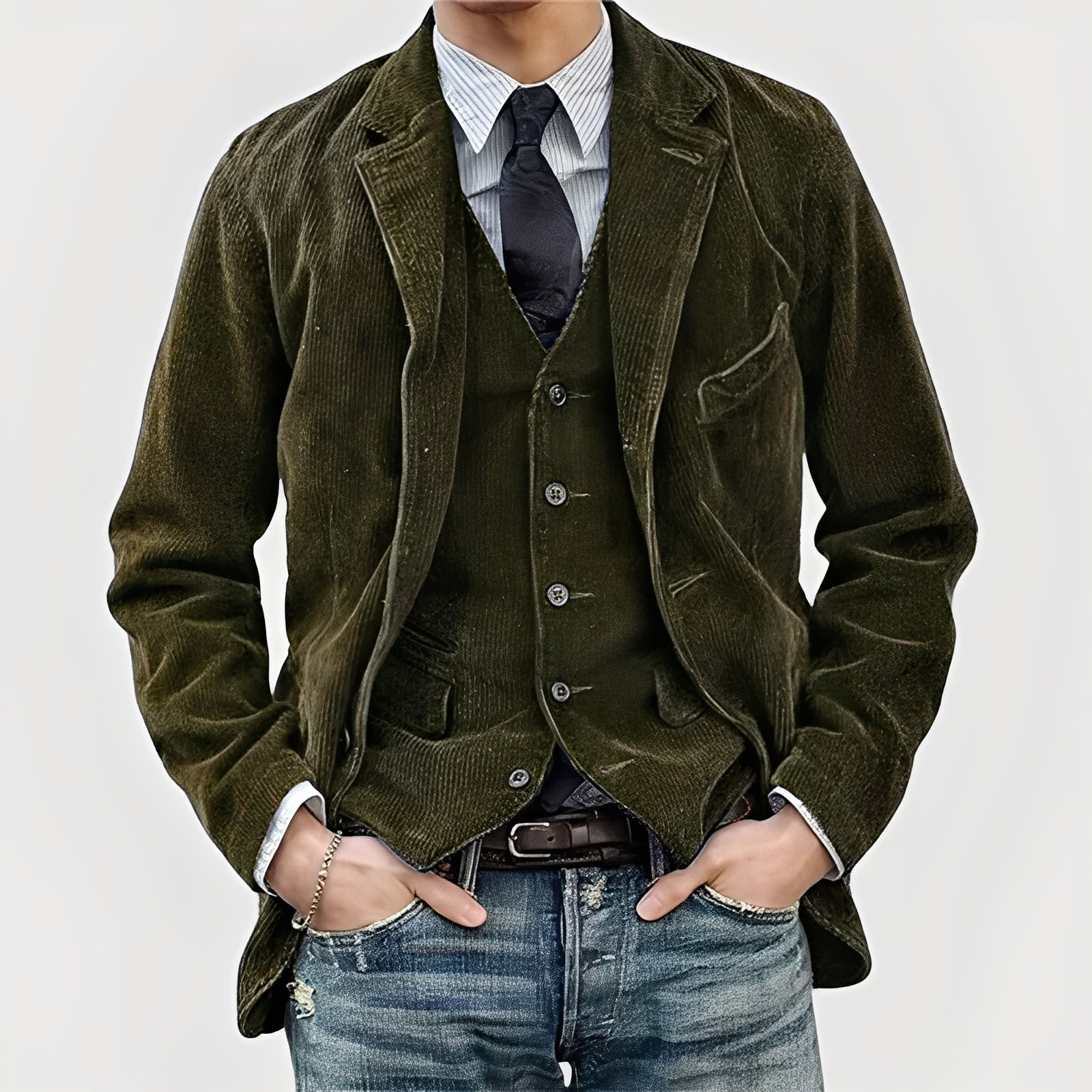 Carlo - Vintage Jacket and Vest Set