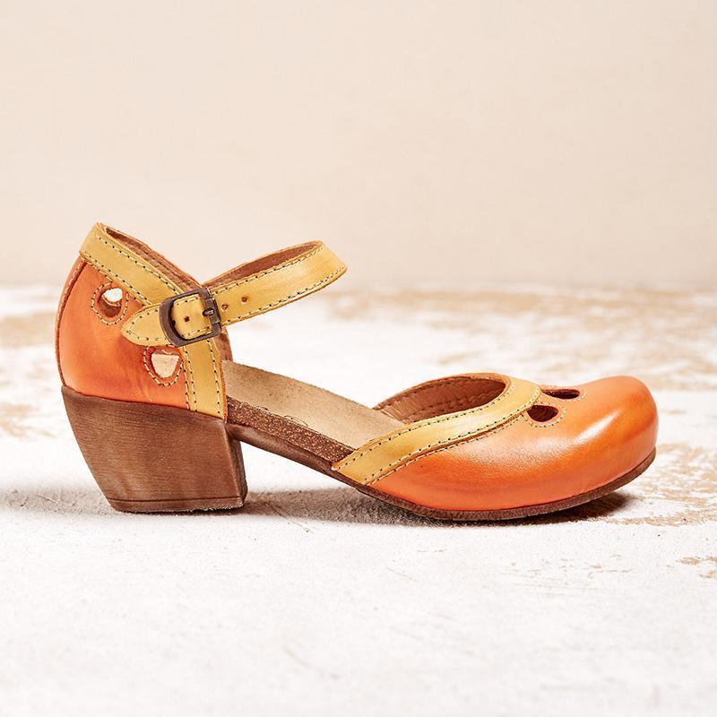 Lissa – Orthopedic Sandals with Low Heel