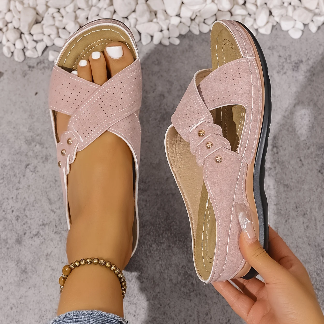 Rufia - Orthopedic Wedge Sandals