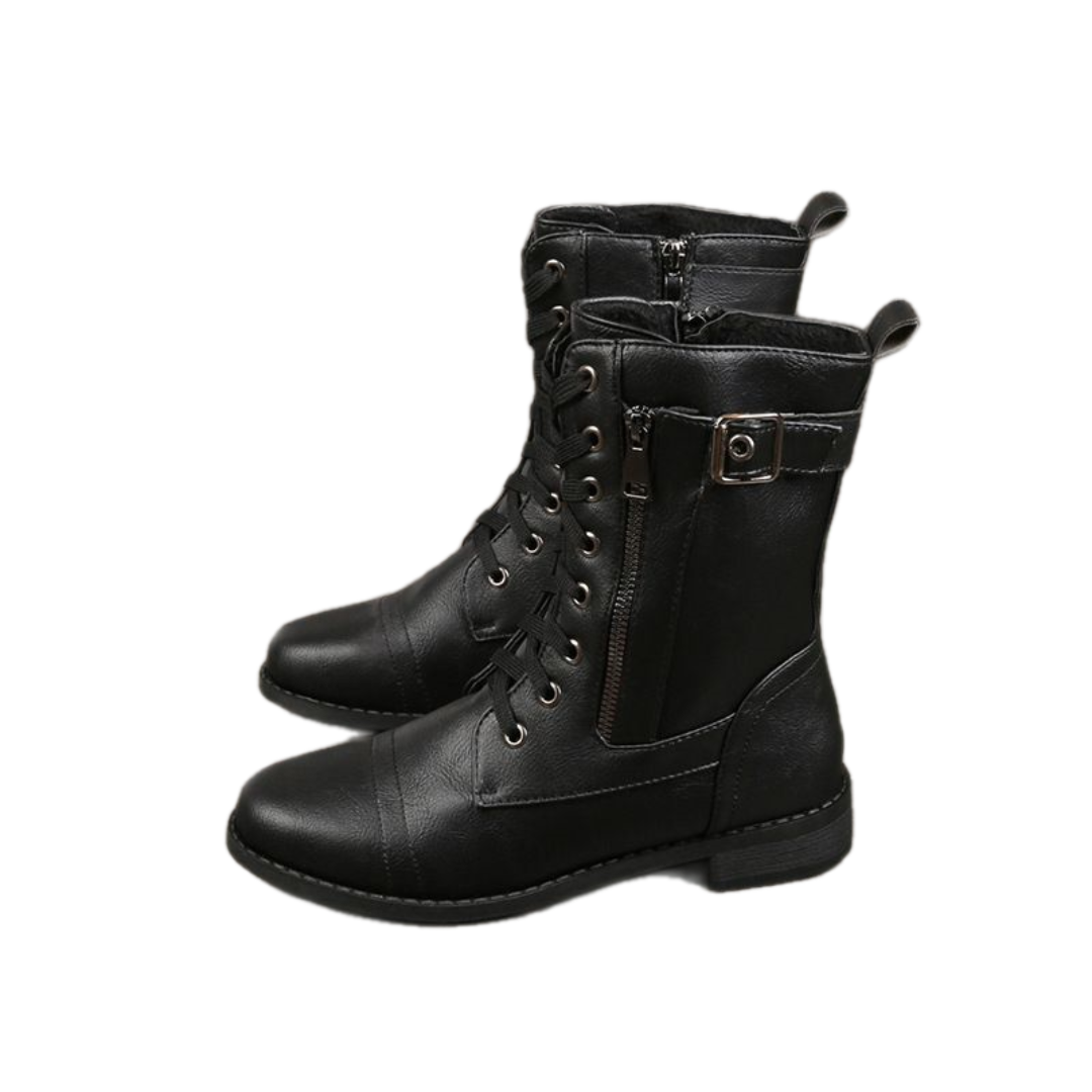 Heidi - Wide-Fit Orthopedic Leather Boots