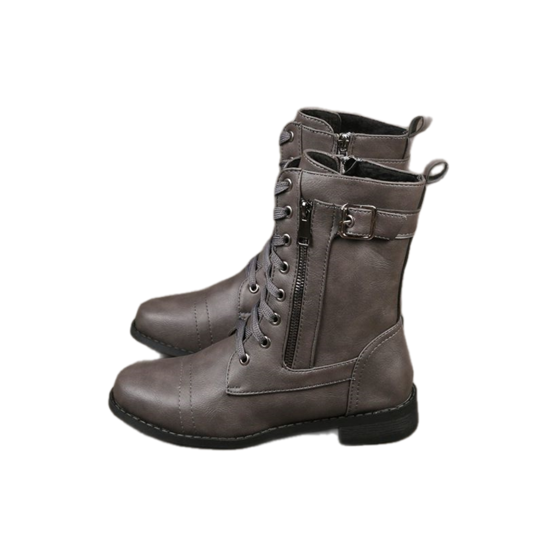 Heidi - Wide-Fit Orthopedic Leather Boots