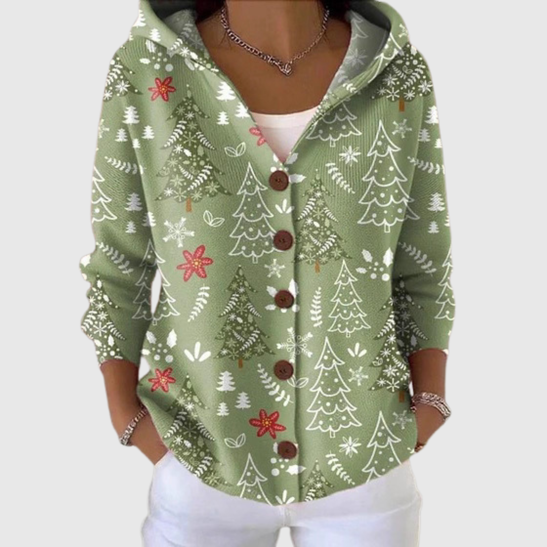 Bethany – Knitted Hooded Jacket