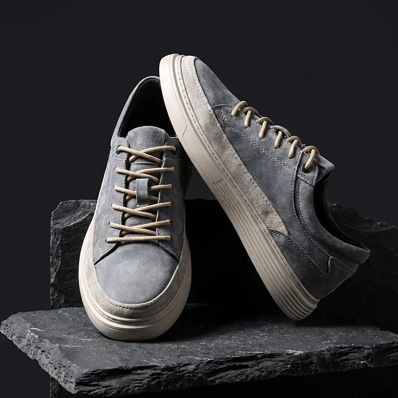 Matty - Suede Cushioned Casual Sneakers