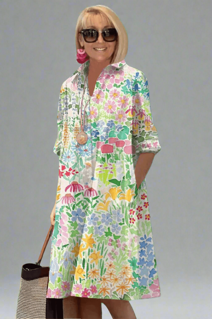 Elaine - Caring and Elegant Midi Dress