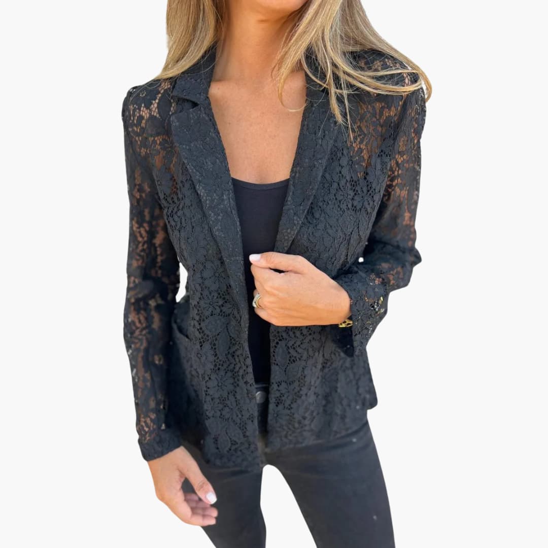 Audrey | Lace Blazer