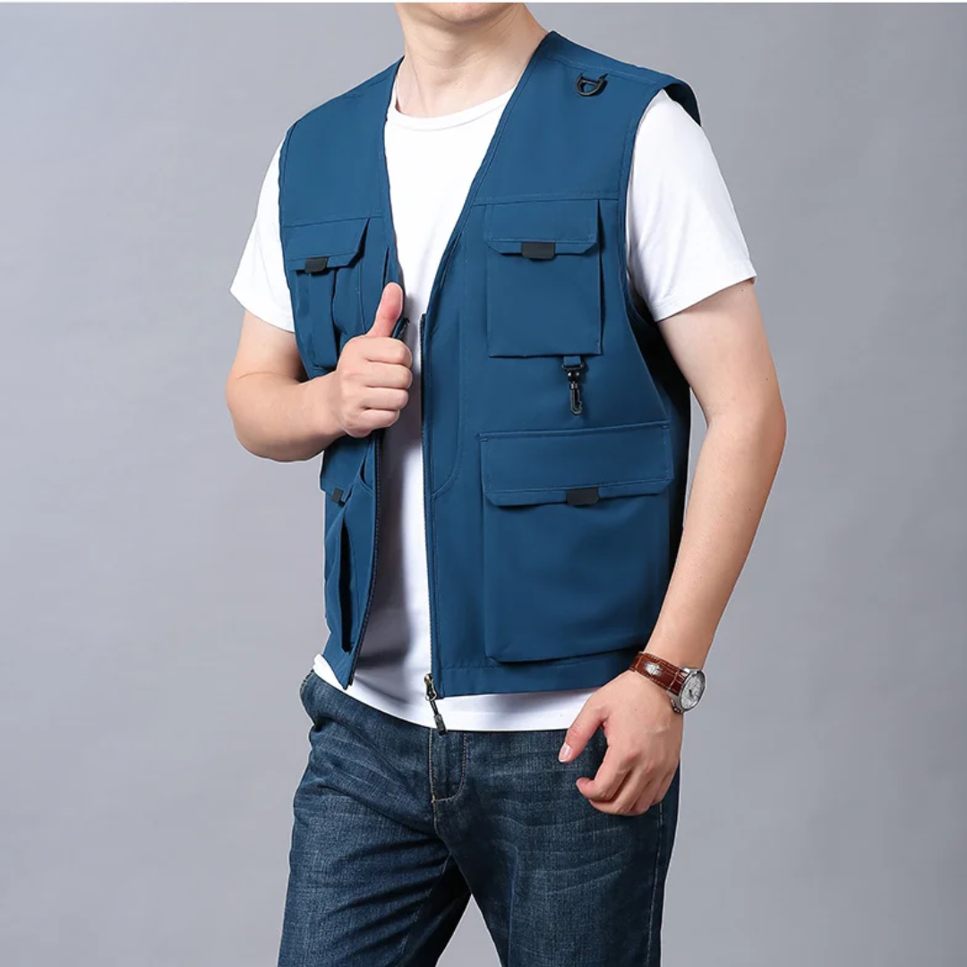 Alex – Multi-Pocket Breathable Outdoor Gilet