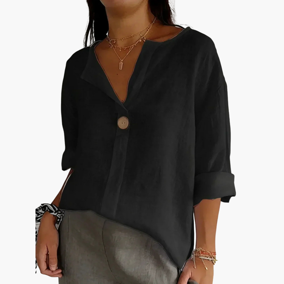 Lucy | Casual V-Neck Blouse