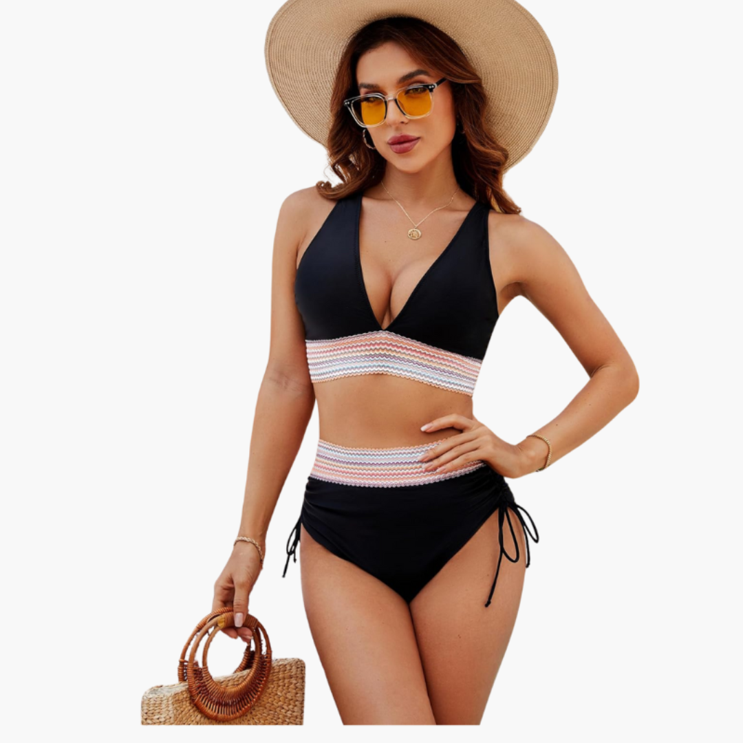 Emma | High-Waisted Tummy Control Bikini Set