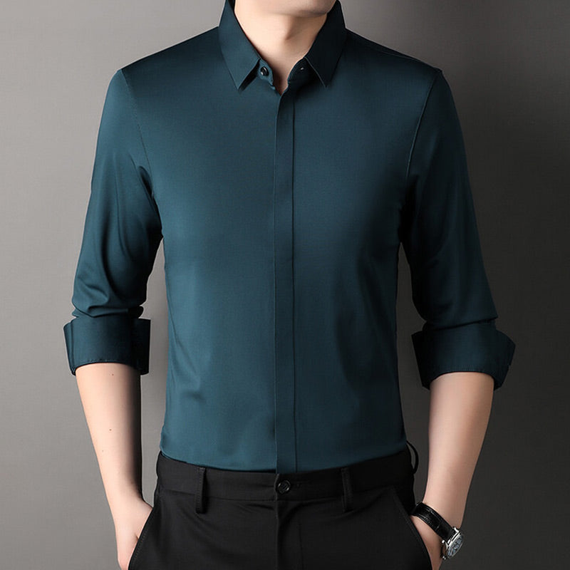 Ezra – Wrinkle-Free Stretch Shirt for Men