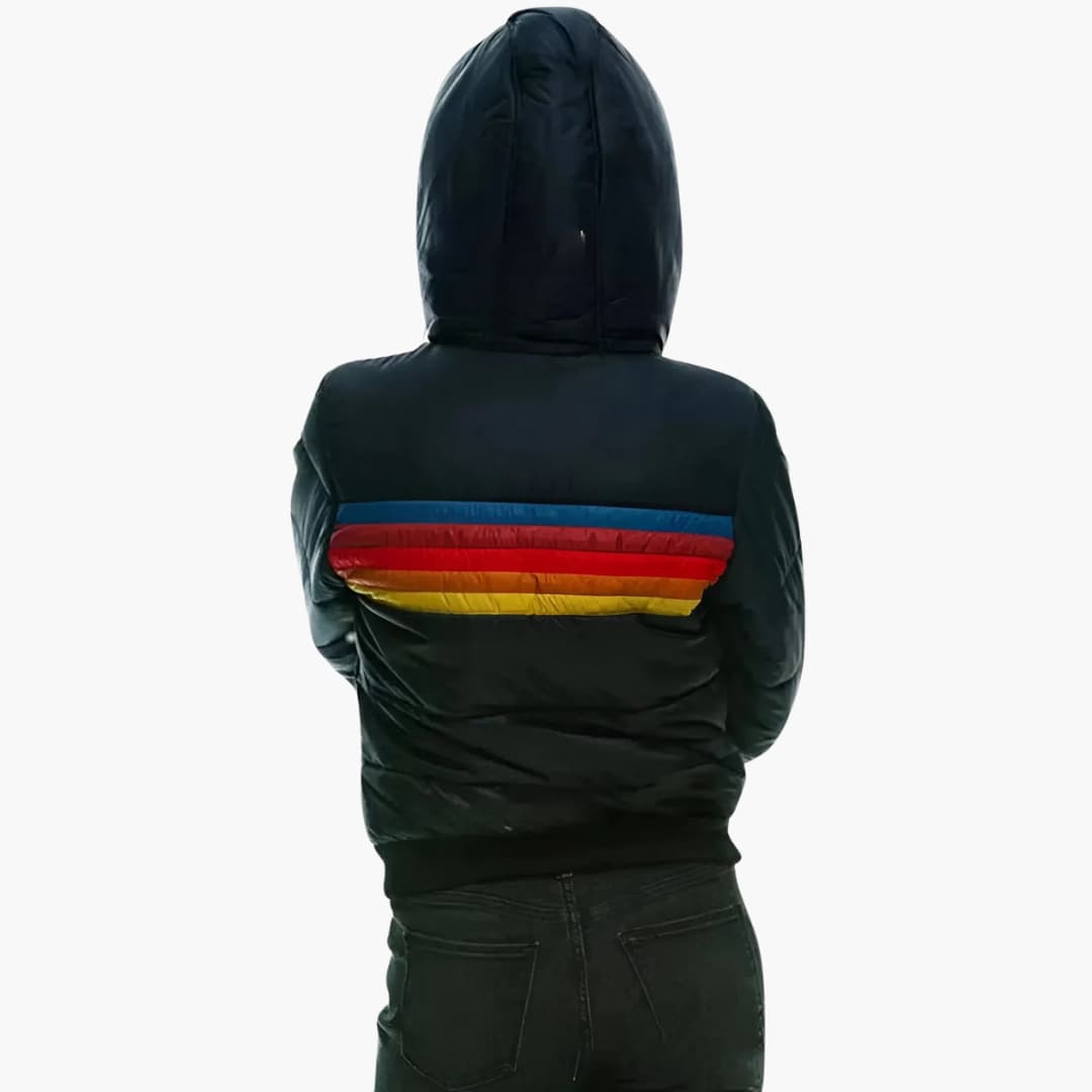 Catherine | Striped Puffer Jacket