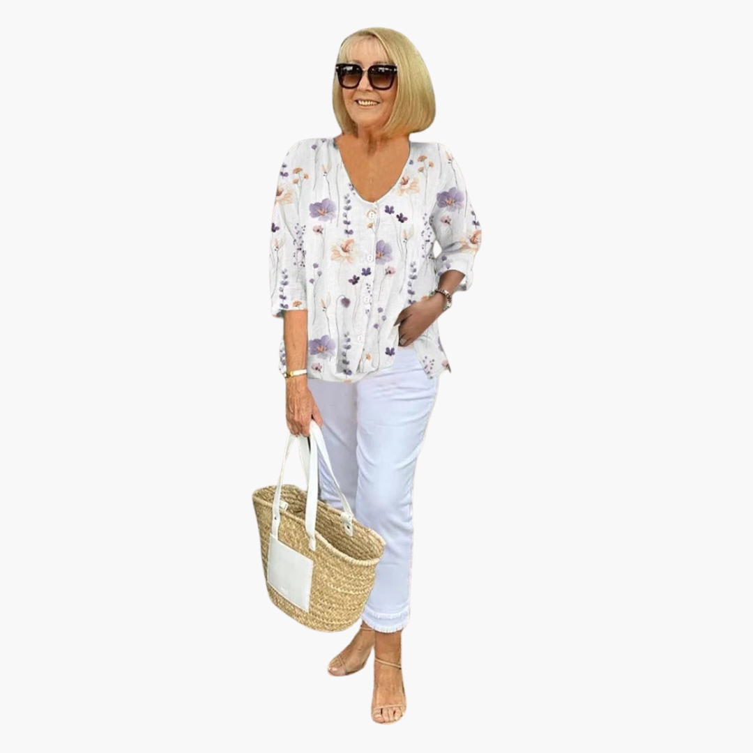 Natalie | Floral Top