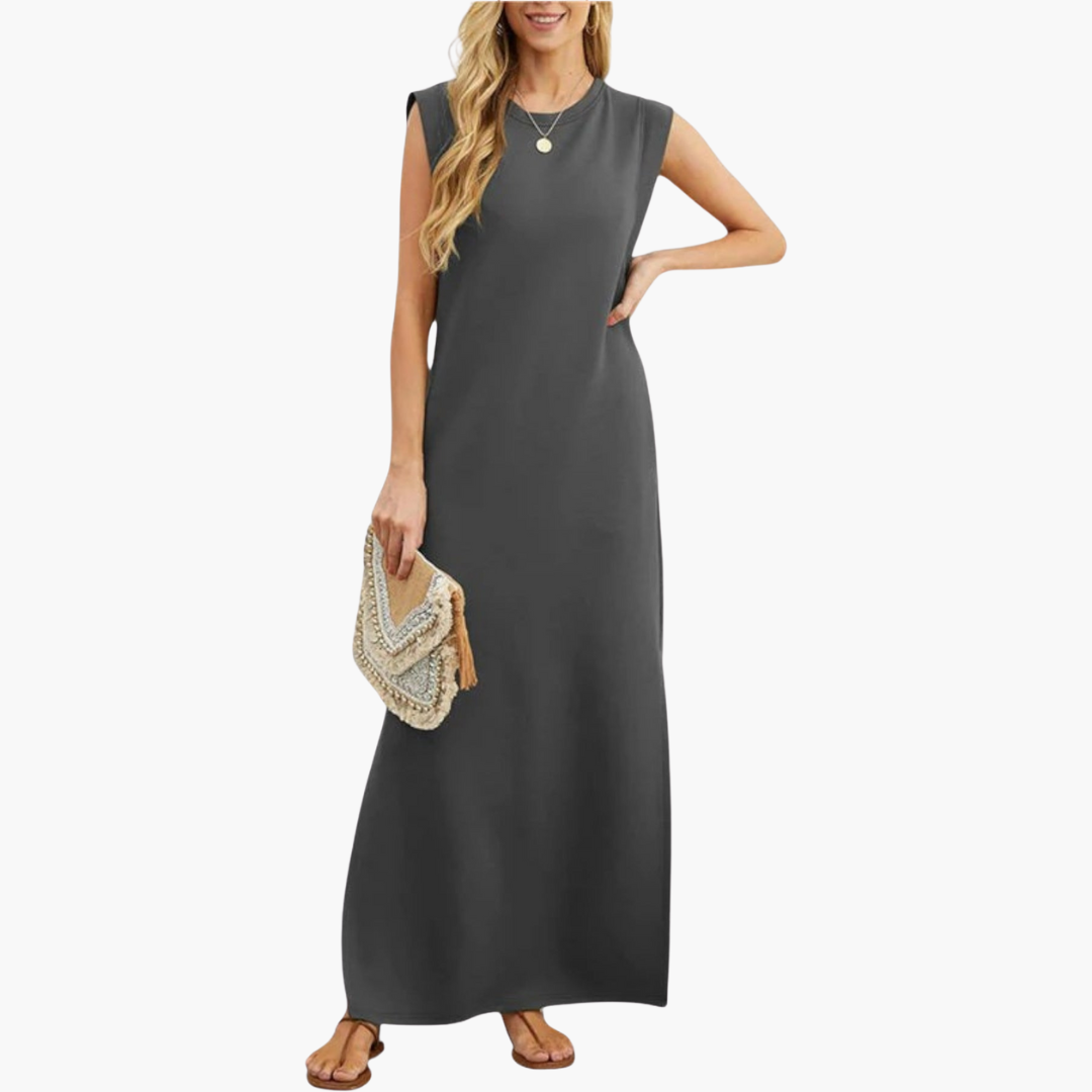 Esther | Wrinkle-Resistant Flowy Maxi Dress