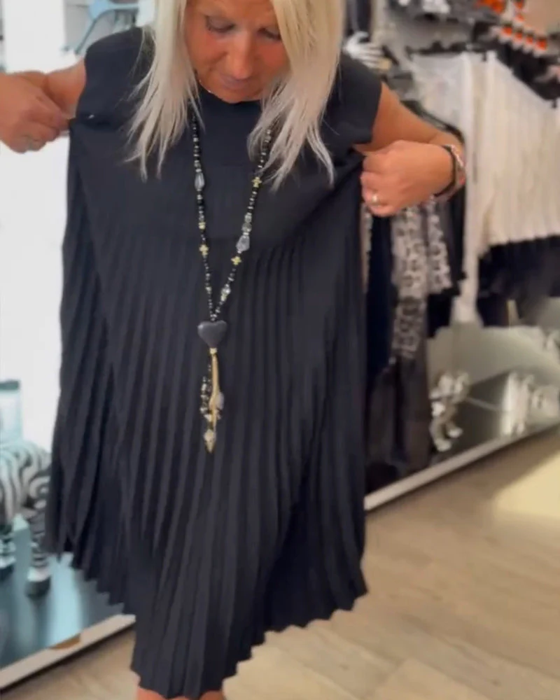 Lily - Trendy Pleated Dress for Effortless Summer Style