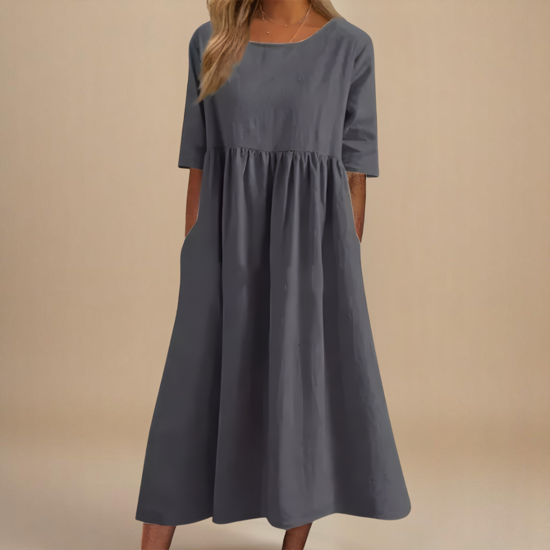 Rica – Flattering Cotton Dress for Everyday Wear