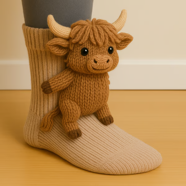 Allison – Ultra Soft Animal Plush Socks