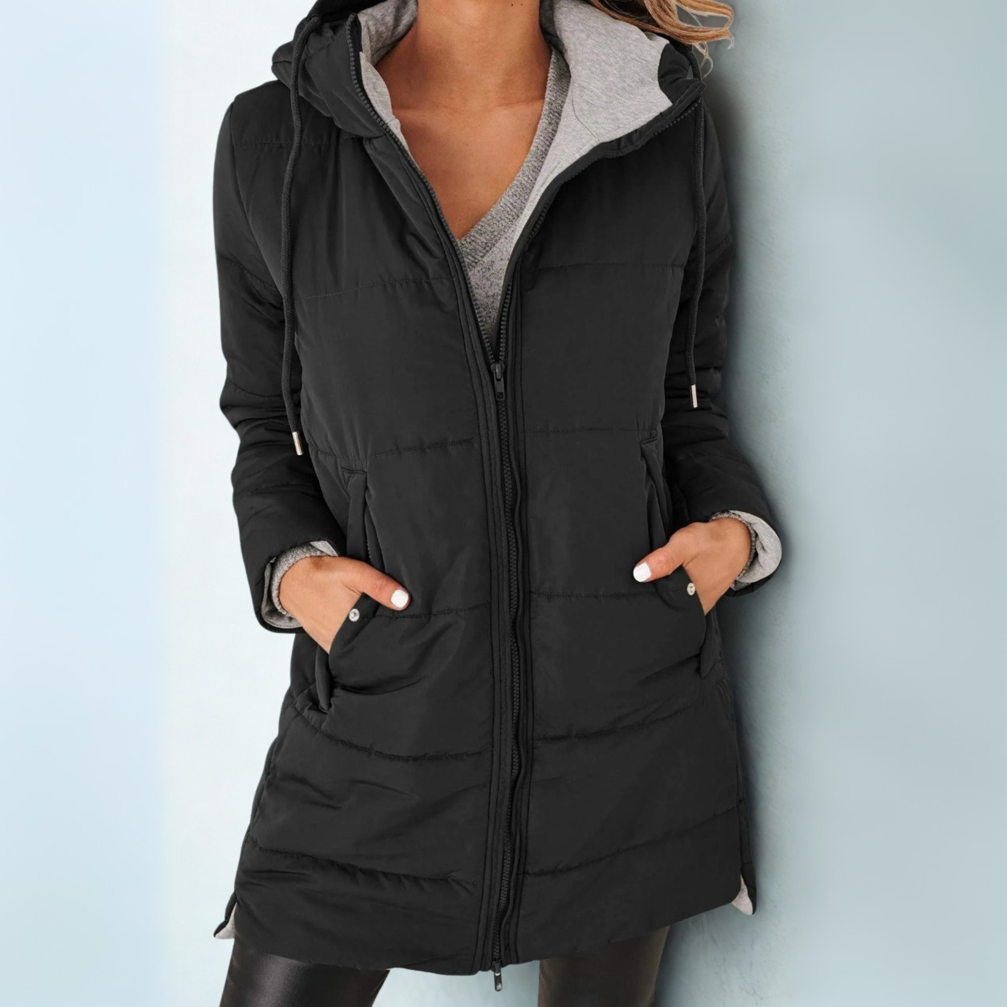 Eula - Casual Hooded Puffer Down Jacket