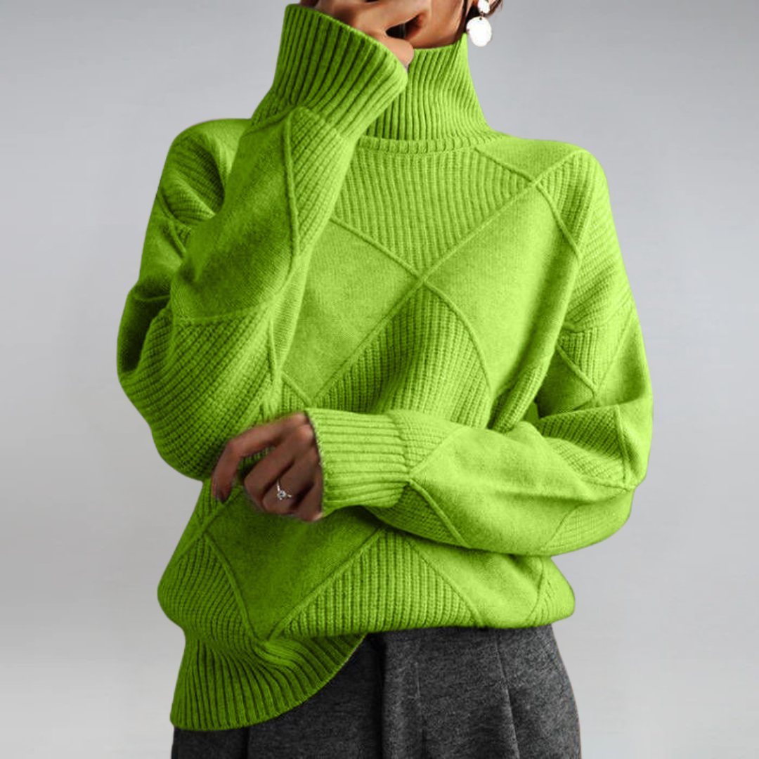 Leilani - Luxe Cashmere Turtleneck Sweater