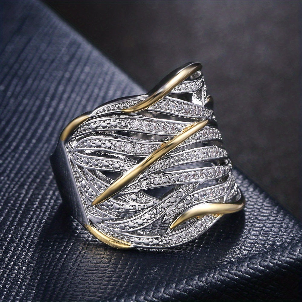 Eunice - Elegant Multi-Layer Twisted Ring