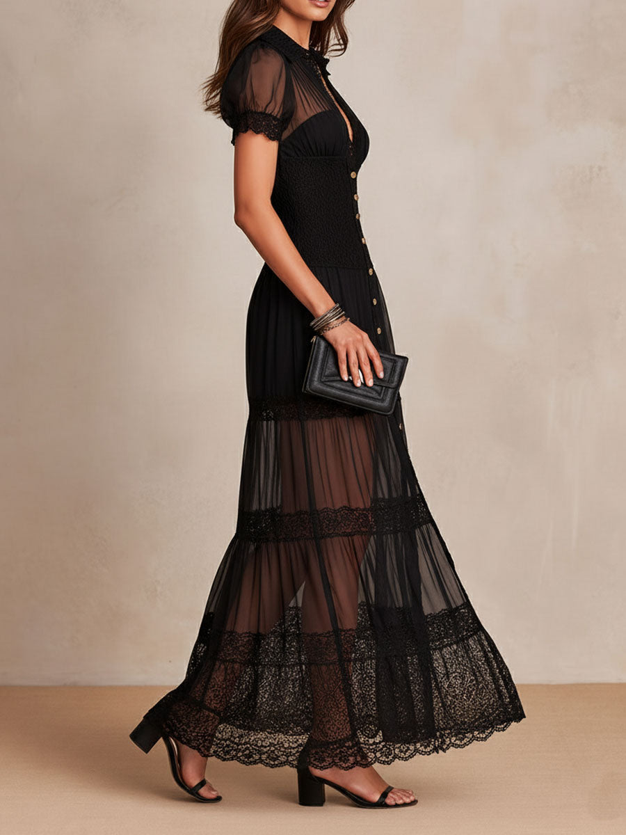 Shelby – Long Lace Maxi Dress