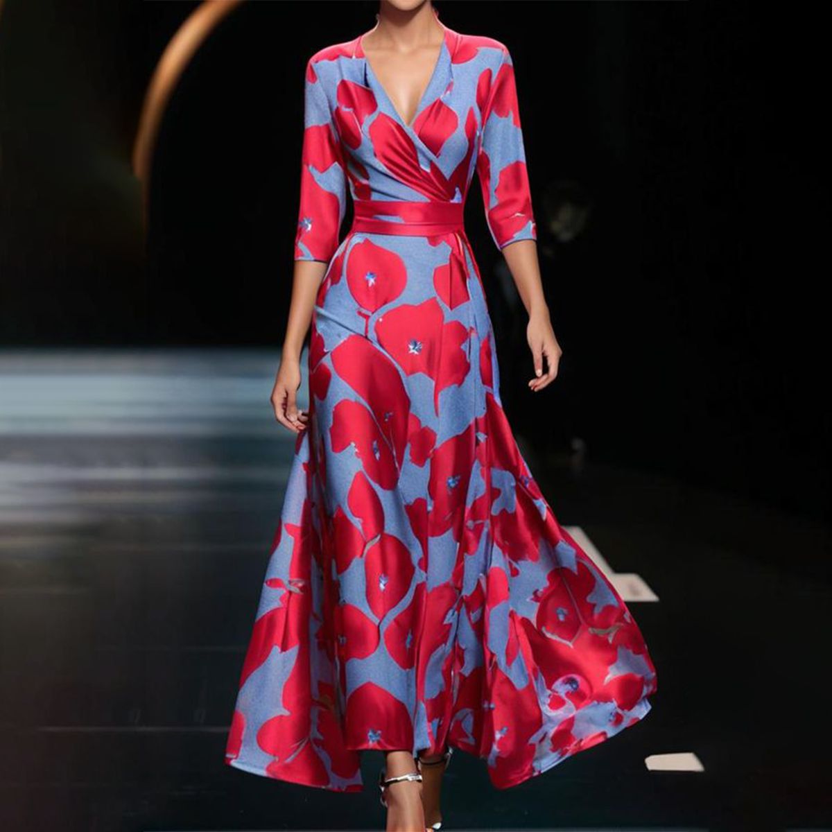 Paula - Comfortable V-Neck Dress