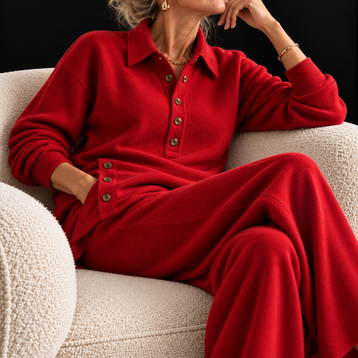 Ximena – Cashmere Knit Lounge Set