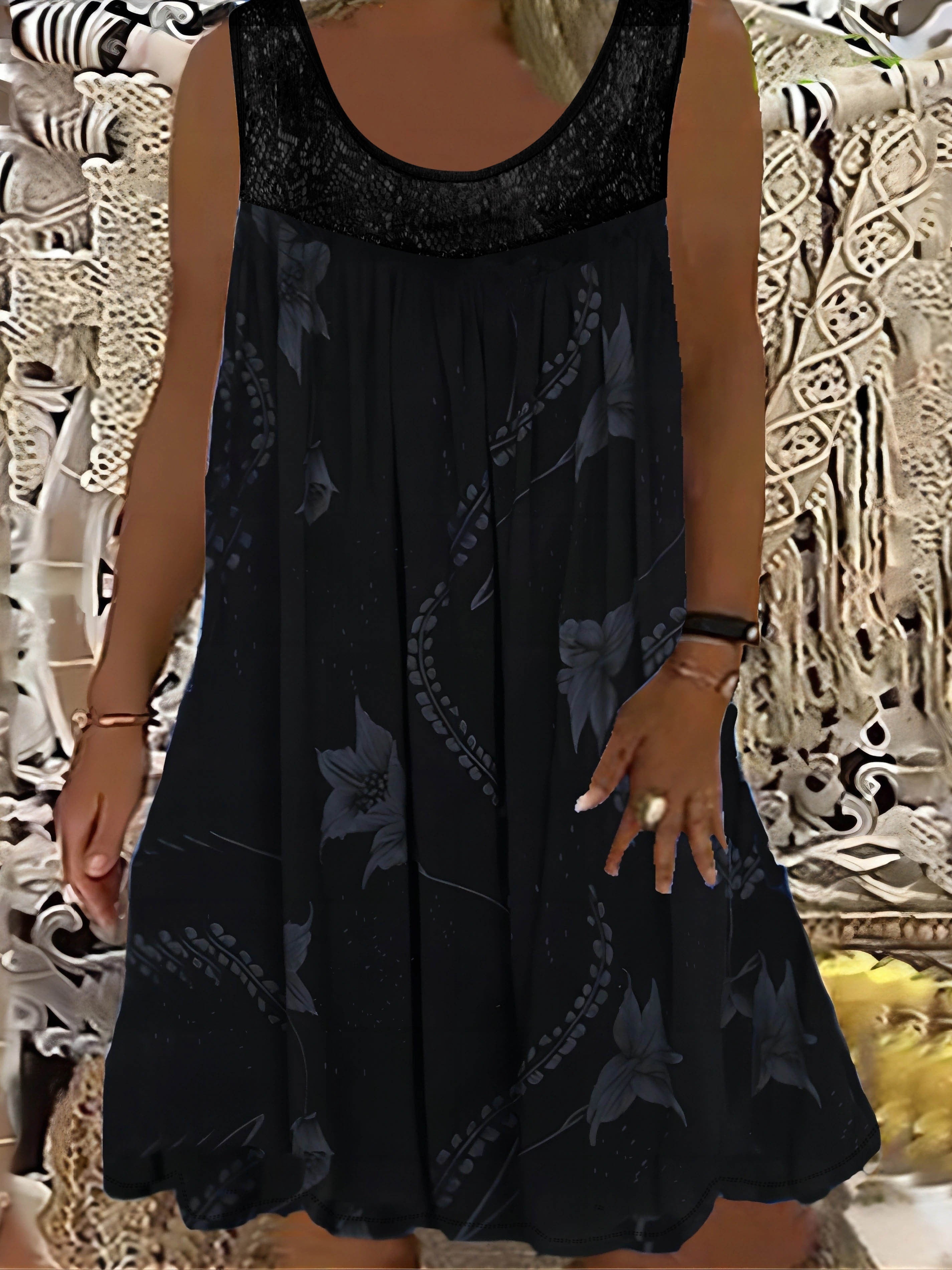 Rana - Floral Lace Summer Dress