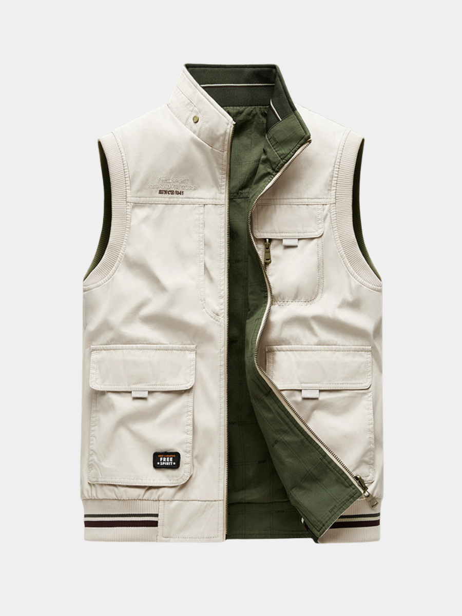 Nash – Luxury Men’s Vest with Utility Pockets