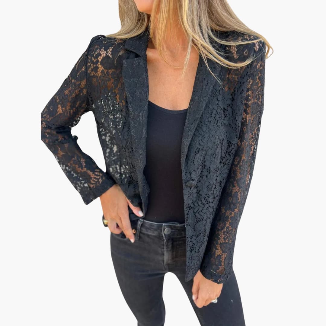 Audrey | Lace Blazer