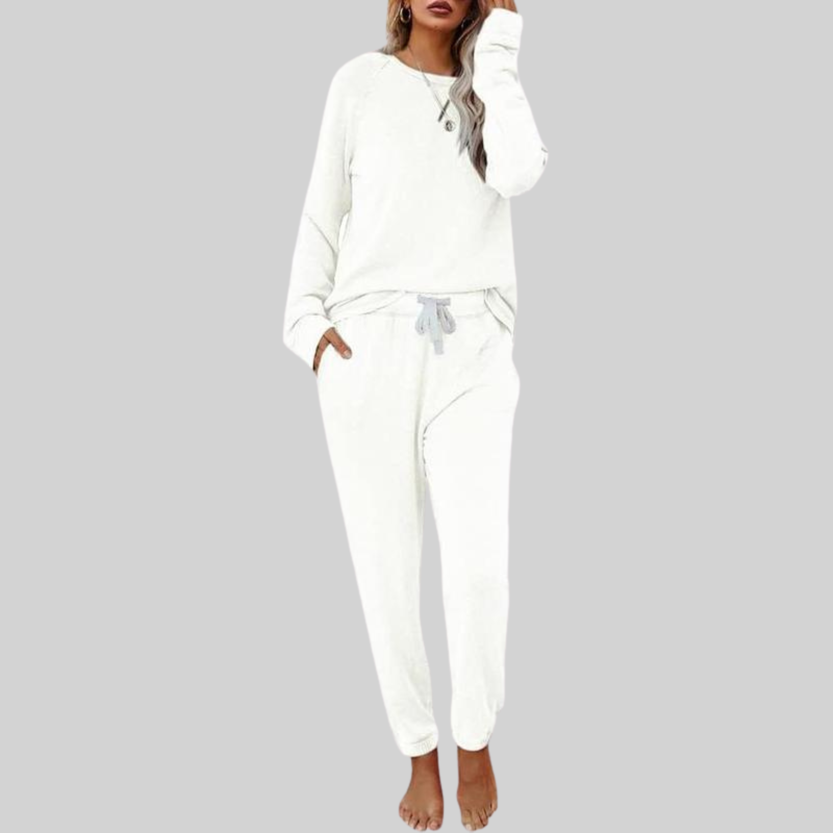 Jackie – Casual Long Sleeve and Sweatpants Set