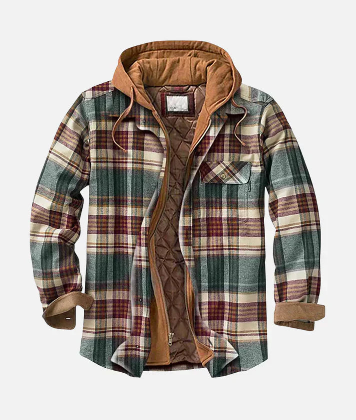 Rico – Patchwork Plaid Jacket for Men
