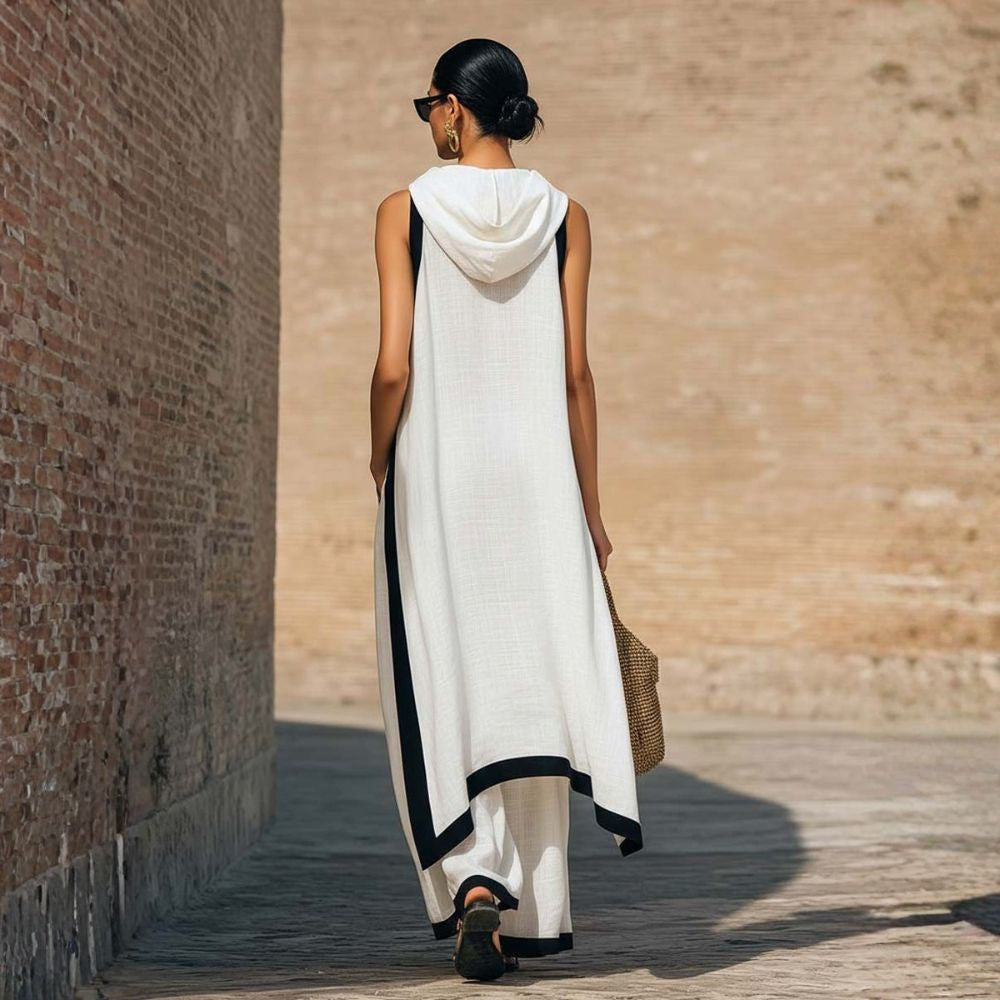 Evira - Elegant Linen Pants Set