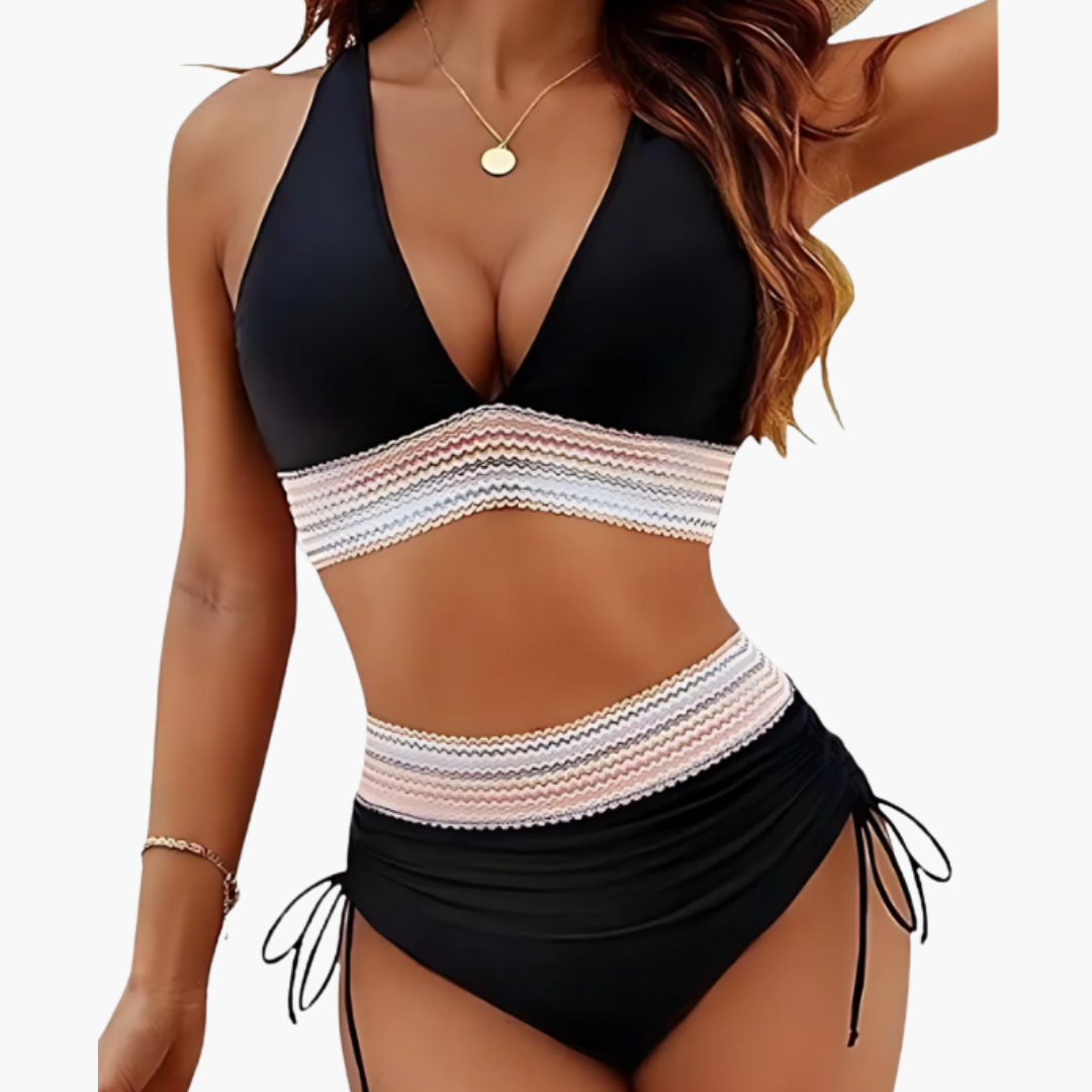 Emma | High-Waisted Tummy Control Bikini Set