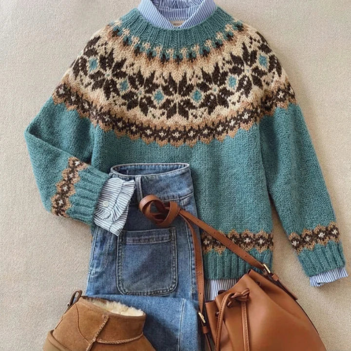 Mallory - Chic Vintage Knit Sweater