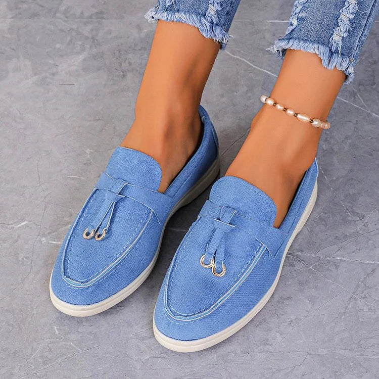 Erica – Elegant Loafers with Knotted Stitching