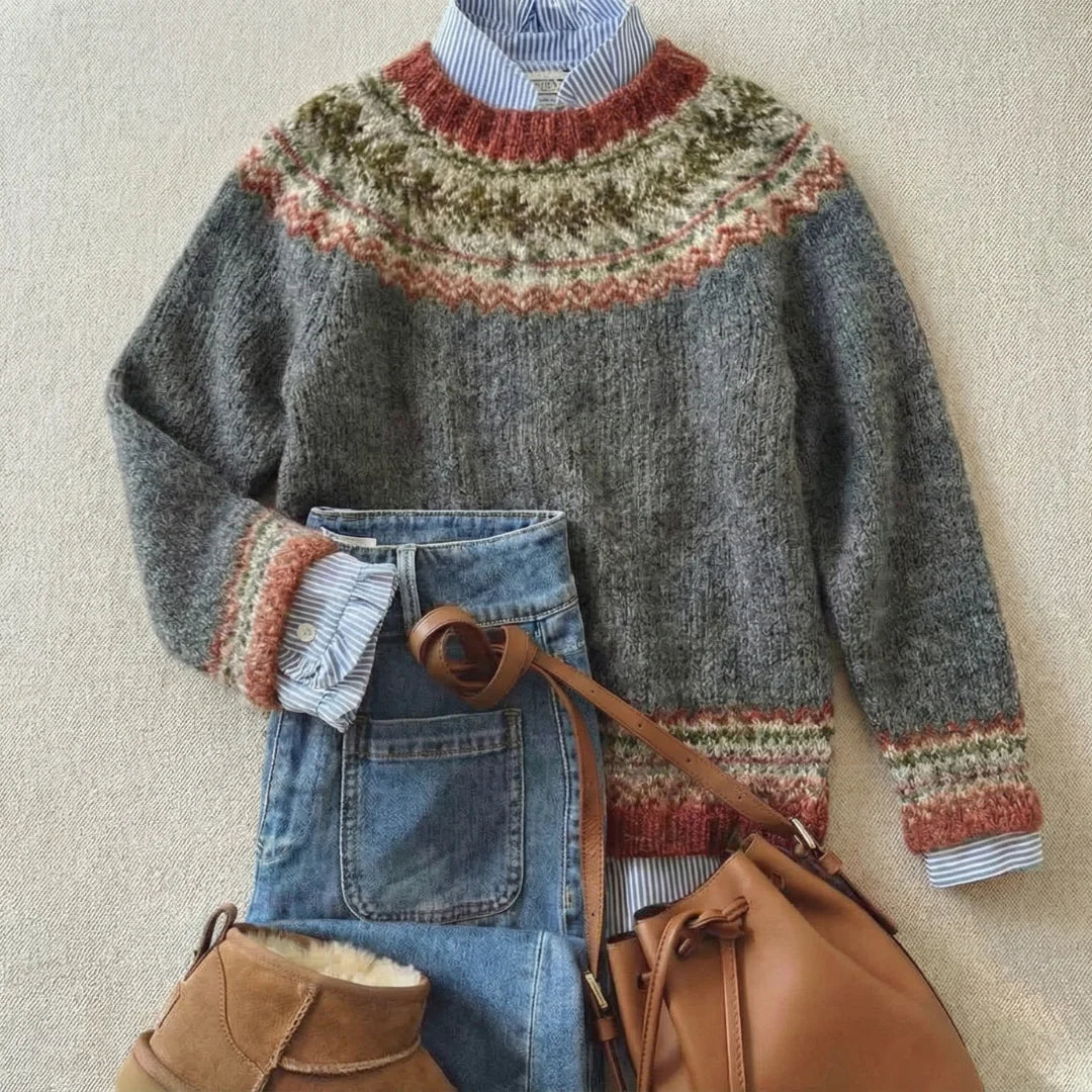 Gemma - Classic Vintage Knit Sweater