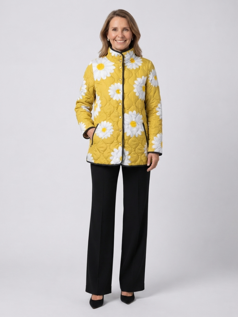 Cameron – Quilted Daisy Jacket