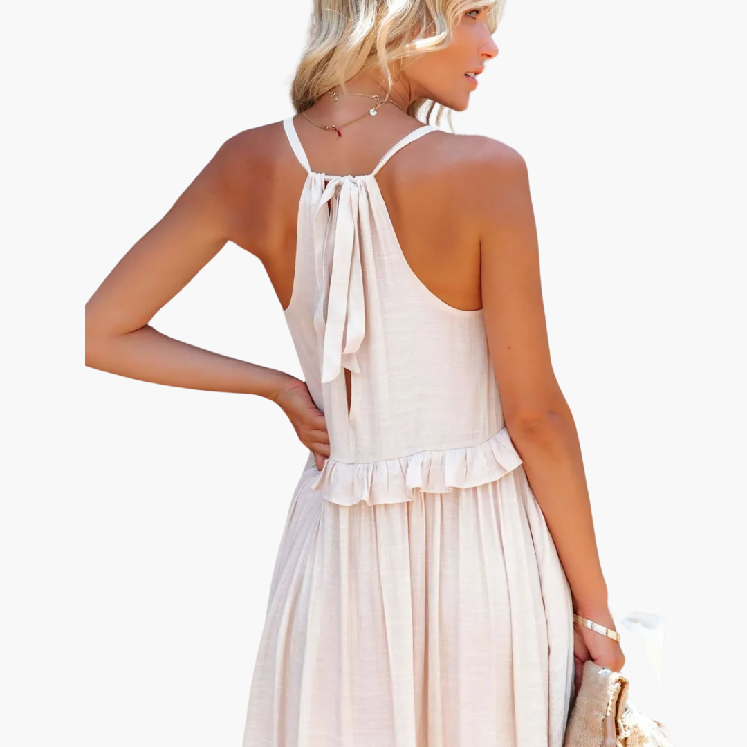 Joanna | Ruffle Breeze Maxi Dress