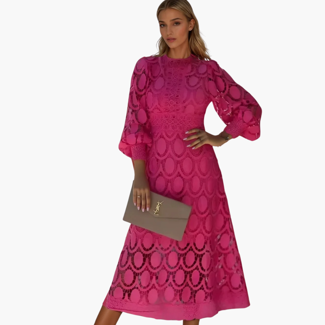 Eloise | Long Patchwork Dress