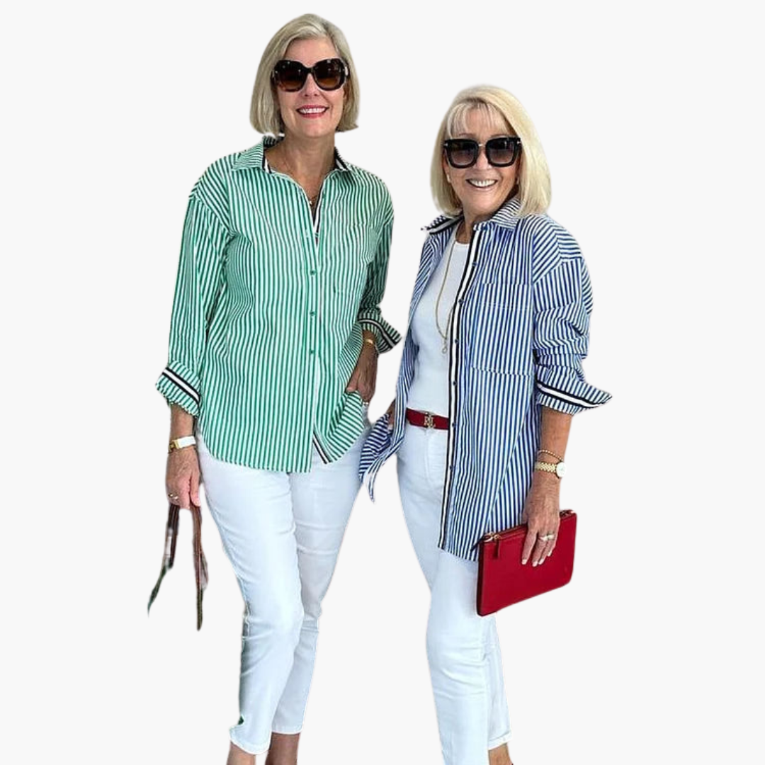 Audrey | Striped Shirt