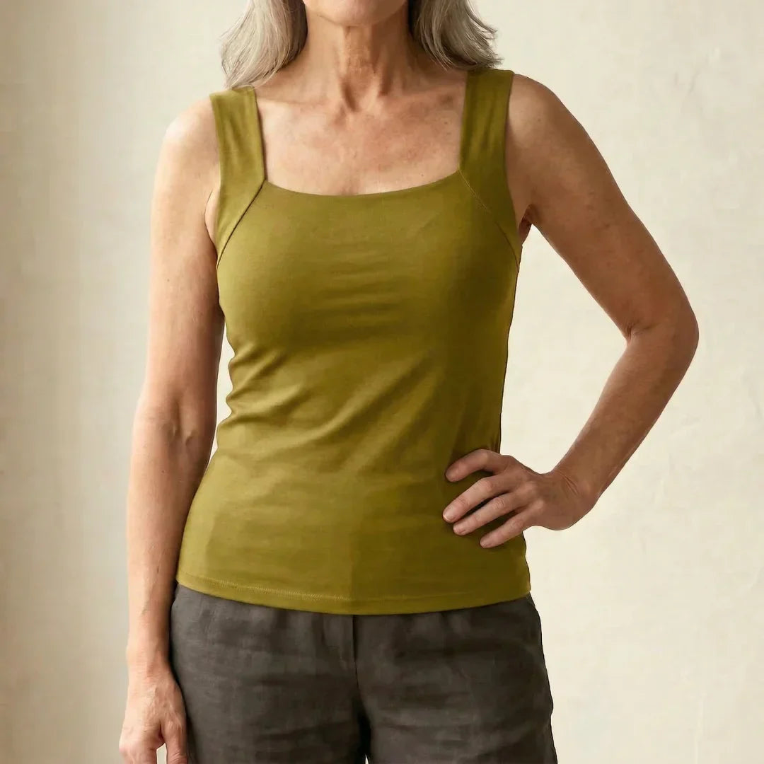 Rosanna - Built-In Comfort Bra Tank Top