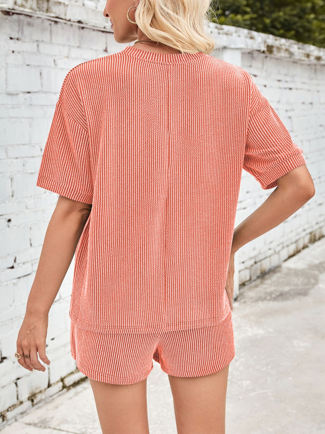 Tasha – Comfortable Ribbed Loungewear Set