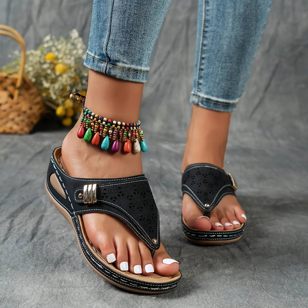Morrie – Wedge Toe Sandals for Women