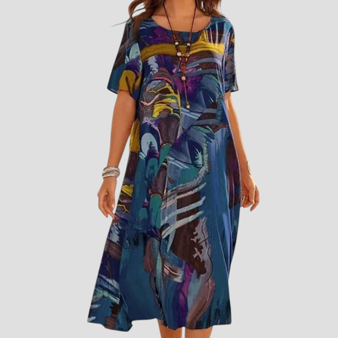 Teressa – Flowing Midi Summer Dress
